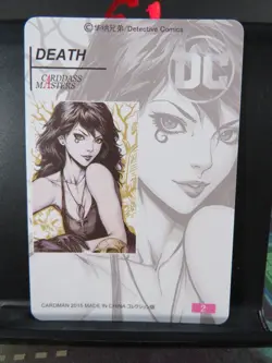 Death of the Endless DC Art Card Rare Holo Collectible Comic Character CCG NM - Image 3