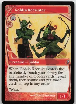 Goblin Recruiter (Future Sight) Mystery Booster 2 193 NM U - Image 1