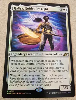 Haliya, Guided by Light - #19 Foil - Edge of Eternities - Mtg - Image 1