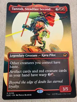 Tannuk, Steadfast Second - #296 Regular (Borderless) Edge of Eternities - Mtg - Image 1