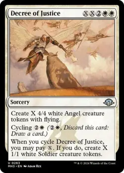 Decree of Justice -Foil Near Mint MTG Modern Horizons 3 - Image 1