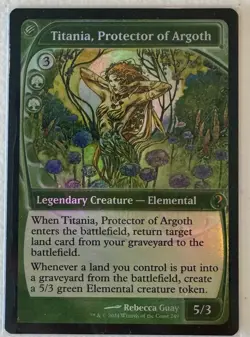 MTG Titania, Protector of Argoth #249F (Future Sight) - FOIL Mystery Booster 2 - Image 1