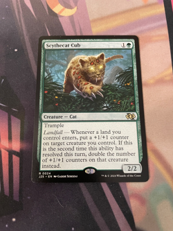 MTG - SCYTHECAT CUB - RARE - NM - J25 - Image 1