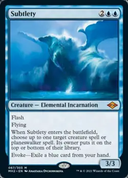MTG English Subtlety NM Normal Modern Horizons 2 - Image 1