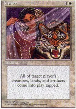 FBB Korean Kismet ~ Moderately Played 4th Edition Fourth Foreign Black Border St - Image 1