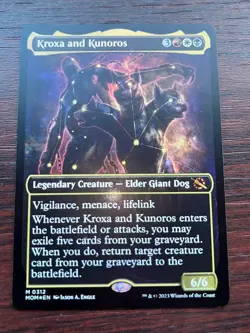 1x FOIL SHOWCASE KROXA AND KUNOROS - March - MTG - Magic the Gathering - Image 1
