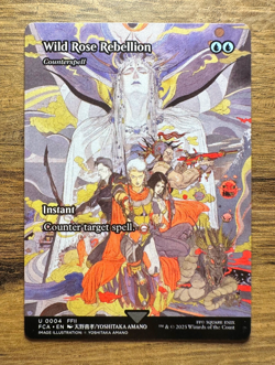 Magic MTG Final Fantasy Wild Rose Rebellion #4 *NON-FOIL* Through The Ages - Image 1
