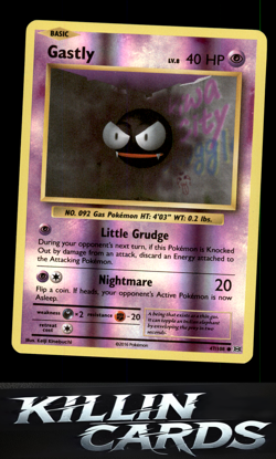 Reverse Holofoil Gastly 47/108 Pokemon Common XY - Evolutions Card NM - Image 1