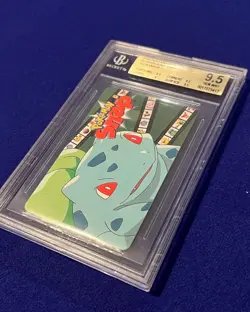 BGS 9.5 Bulbasaur Blockbuster Video Snap Smart Card 2000 Pokemon Snap GEM MINT - Image 2