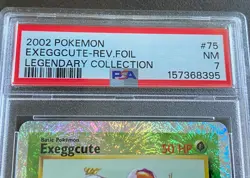 Exeggcute Reverse Foil PSA 7 (NM) 2002 Legendary Collection 75/110 WOTC Pokemon - Image 3