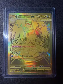 Pokemon TCG Mega Dragonite EX Ascended Heroes 295/217 Gold Hyper Rare NM 295/217 - Image 1