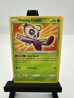 2016-19 Pokemon SM Black Star Promos Shining Celebi #SM79 NM- - Image 1