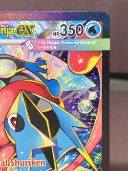 Pokemon TCG Mega Greninja ex 116/086 Me04: Chaos Rising Holo Rare Pack Fresh NM - Image 3