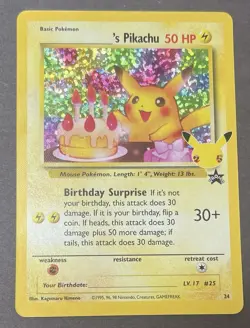 Birthday Pikachu Celebrations: Classic Collection 24/53 - Image 1