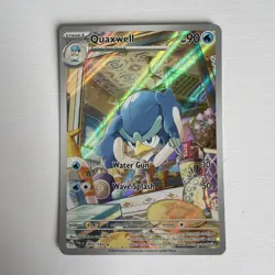 Pokemon TCG Quaxwell Illustration Rare Card 207/193 S&V Paldea Evolved - Image 1