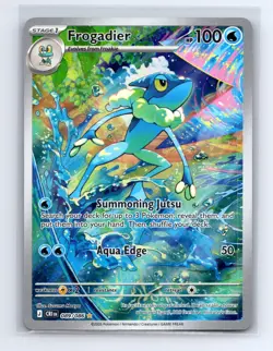 Frogadier 089/086 Shiny Rare ME04: Chaos Rising Pokemon Near Mint - Image 1