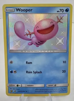 Pokemon Wooper Holo Hidden Fates Shiny Vault SV9/SV94 Pokemon TCG Sun & Moon - Image 1