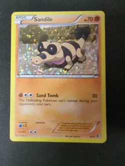 [LP] Sandile 8/12 Holo Foil Pokemon TCG McDonald's Promo 2011 - Image 1