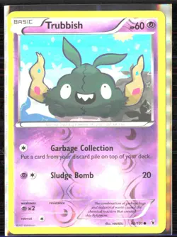 Trubbish 48/101 Common Noble Victories Pokemon Reverse Holo! - Image 1