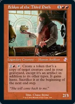 Feldon of the Third Path - Near Mint MTG Time Spiral Remastered - Image 1