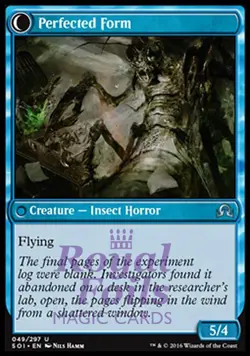 Aberrant Researcher / Perfected Form 2x FOIL MTG Shadows Over Innistrad Uncommon - Image 2
