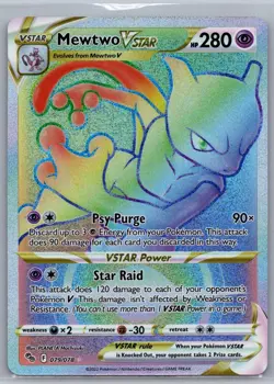 Mewtwo VSTAR 079/078 | Pokemon GO | Secret Rare | NM-Mint - Image 1