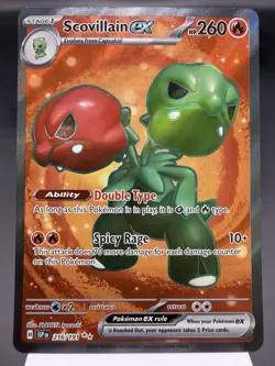 Scovillain ex 216/191 - Full Art Holo - Surging Sparks Pokemon Card MINT - Image 1
