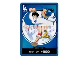 Los Angeles Dodgers One Piece Luffy Promo Card Set / Straw Hat 2026 - PREORDER - Image 2