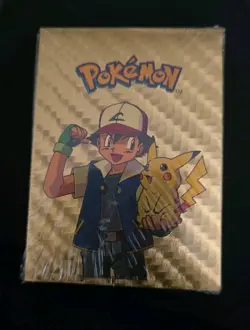 Pokemon Gold Trading Cards, No Duplicates, 55 Pcs, New Sealed - Image 1