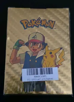 Pokemon Gold Trading Cards, No Duplicates, 55 Pcs, New Sealed - Image 3