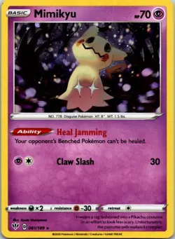 Mimikyu - (Cosmos Holo) Promo Miscellaneous Cards & Products 081/189 LP - Image 1
