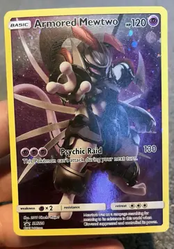 Pokemon TCG Armored Mewtwo SM228 Black Star Promo Card - Image 2