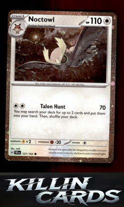 Noctowl - 127 (Cosmos Holo) 127/162 Pokemon Promo Miscellaneous Cards & Products - Image 1