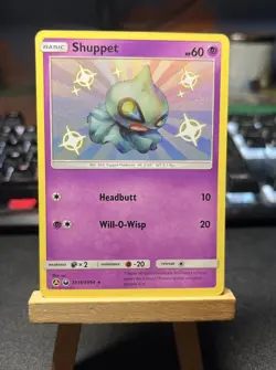 Shuppet - SV16/SV94 - Pokemon Hidden Fates Sun & Moon Shiny Rare Card NM - Image 1