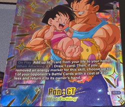 Bandai Dragon Ball Super Pan: GT FB03-125 SR Holo Promo Battle Card EN - Image 1