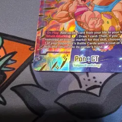 Bandai Dragon Ball Super Pan: GT FB03-125 SR Holo Promo Battle Card EN - Image 3