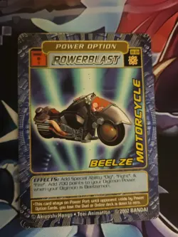 Digimon Card Beelze Motorcycle BO-324 Series 6 Digi-Battle Card - Image 1