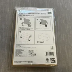 Gundam Card Game -English Storage Box & Resource Card Set - EVX07 - New & Sealed - Image 2
