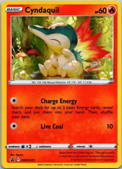 Cyndaquil - Promo SWSH: Holo Sword & Shield Promo Cards SWSH221 NM - Image 1