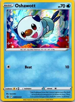 Oshawott - Promo SWSH: Sword & Shield Promo Cards SWSH222 NM - Image 1