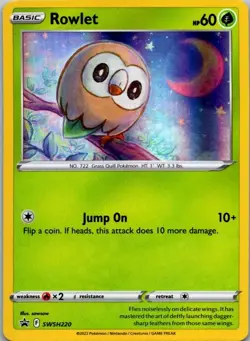 Rowlet - Promo SWSH: Sword & Shield Promo Cards SWSH220 NM - Image 1