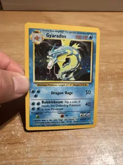 Pokemon Gyrados Holo Rare Card 6/102 Base Set - Image 1