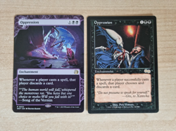 MTG 2 x Oppression The List Urza's Saga rare magic the gathering - Image 1