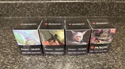 Ultra Pro Magic the Gathering Deck Box with Divider 4 Pack Lot - Image 1