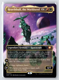 Hearthhull, the Worldseed (Borderless) #1 Commander: Edge of Eternities MTG - Image 1