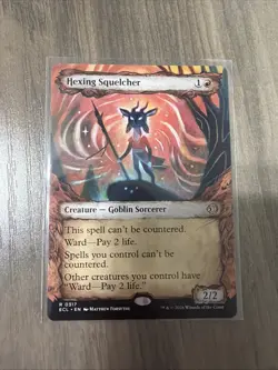 MTG Hexing Squelcher ECL 0317 R NM Regular Showcase - Image 1