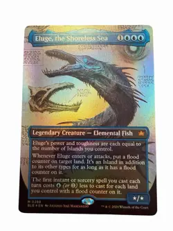 Eluge, the Shoreless Sea #288 Borderless Foil Mythic Bloomburrow Edition - Image 1