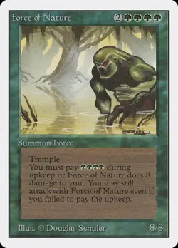 MTG Force of Nature Unlimited Magic the Gathering - Image 1