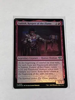 Valduk, Keeper of the Flame Commander Masters Foil #266 MTG - Image 1