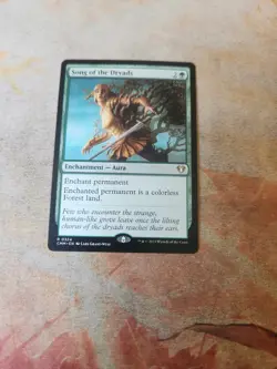 Song Of The Dryads Commander Masters MTG NM - Image 1
